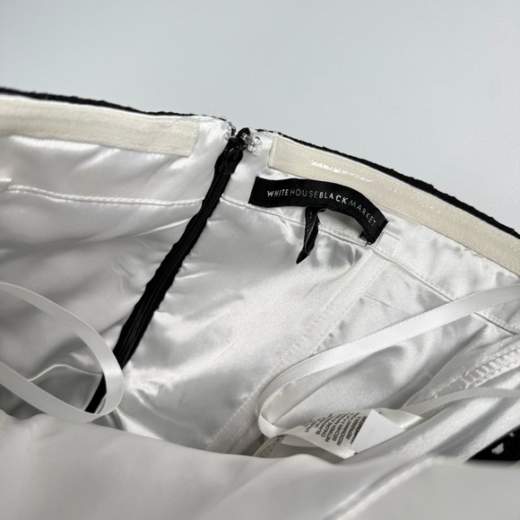 White House‎ Black Market Strapless Floral Print Dress Women's Size 2 - Picture 6 of 10